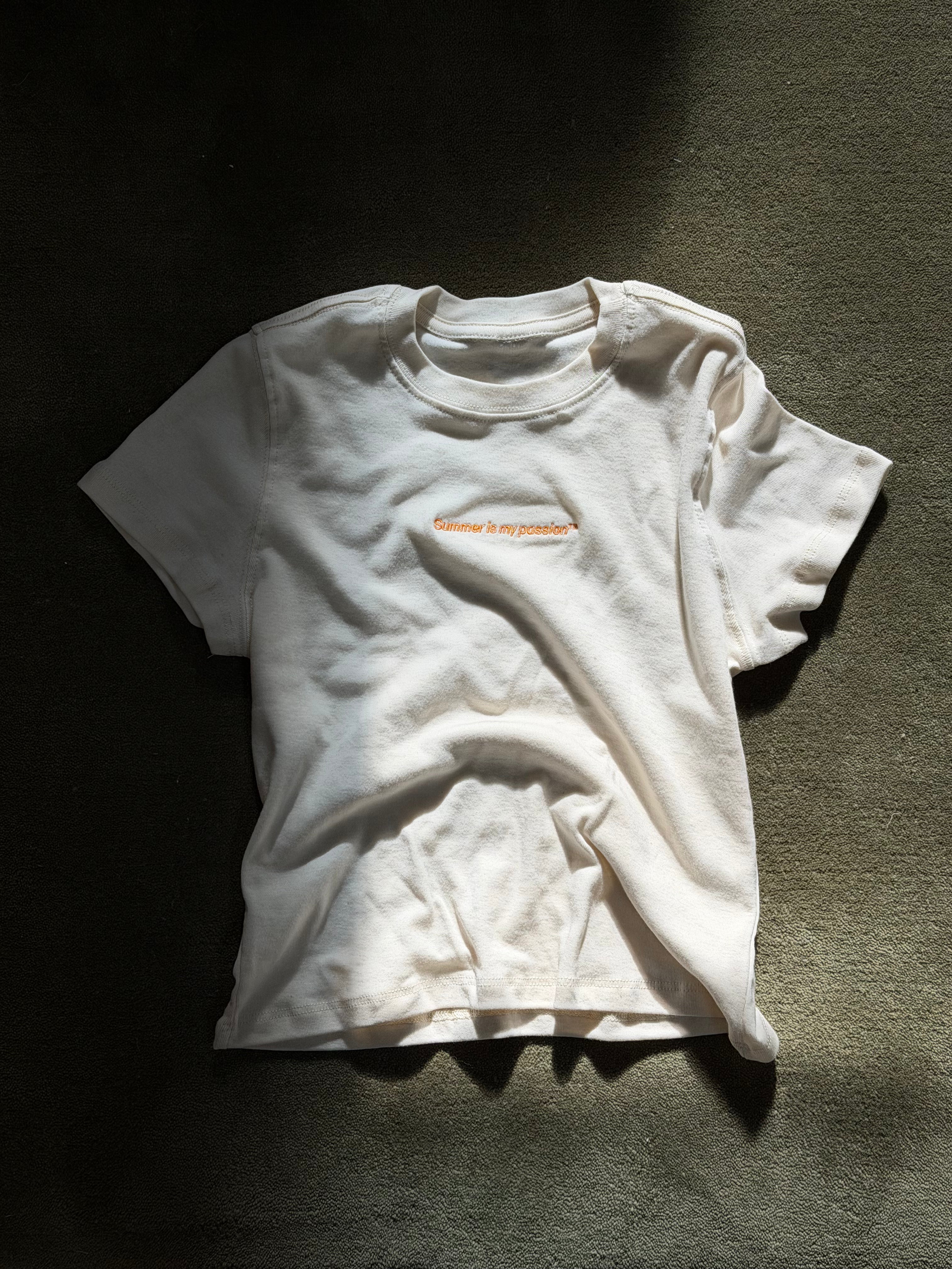 summer is my passion baby tee