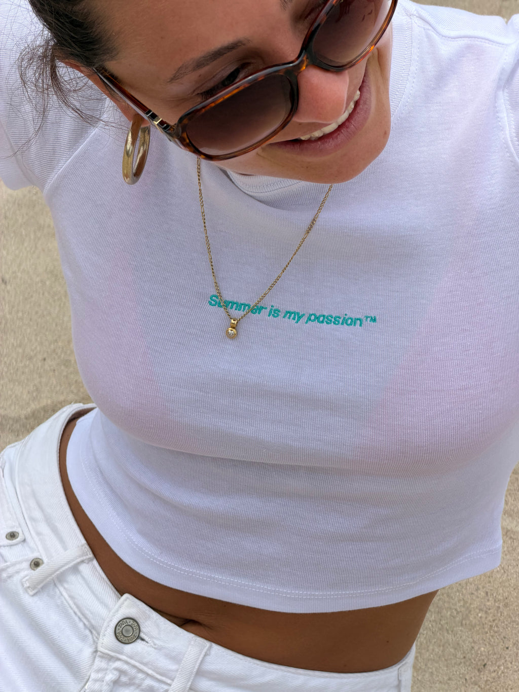 summer is my passion baby tee